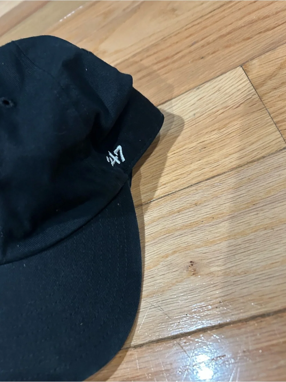 Black Baseball Cap with Orange 'T' Patch University of Tennessee